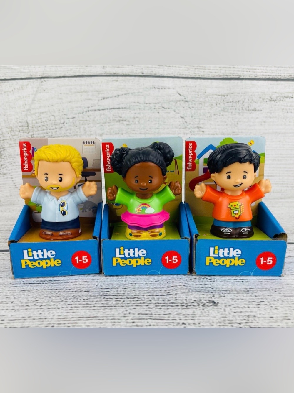 Fisher Price Little People Set of 3 Figures NEW